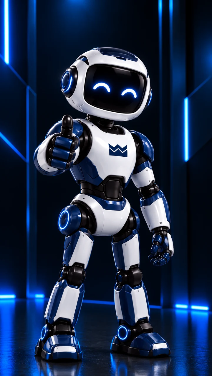 Mascote Telestai Robotics, seu guia pela plataforma